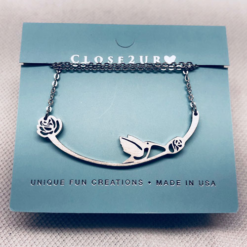 Hummingbird Necklace - Click Image to Close