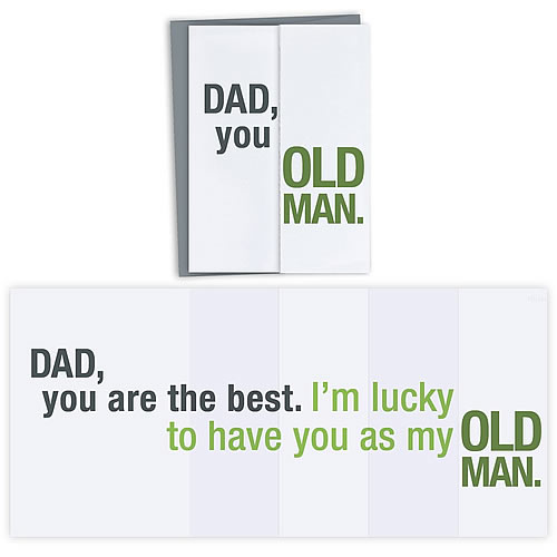 Dad, You Old Man Card - Click Image to Close