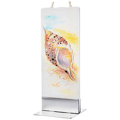 Conch Flat Candle - Click Image to Close