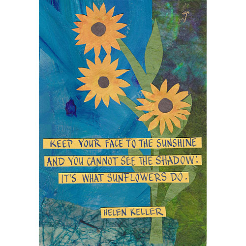 Face To The Sunshine Card - Click Image to Close