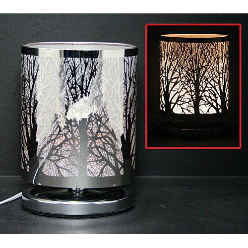 Forest Oval Touch Sensor Night Lamp - Click Image to Close