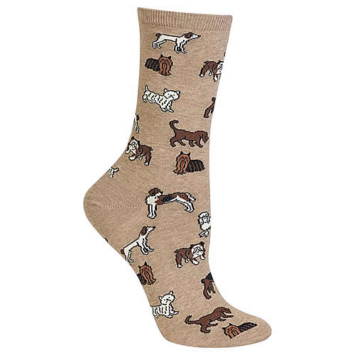 Classic Dog Socks (Hemp Heather) - Click Image to Close