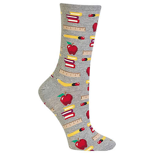 Teacher Socks (Gents Heather) - Click Image to Close
