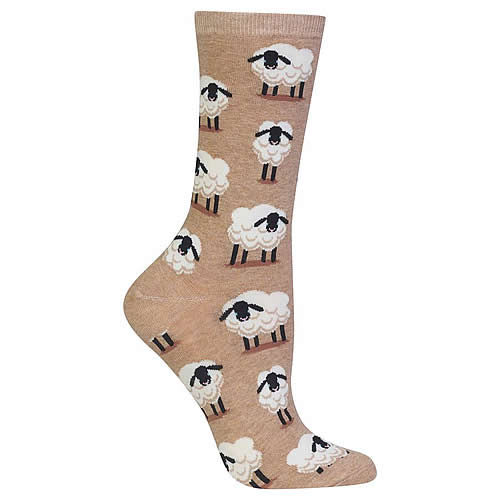 Sheep Socks (Hemp Heather) - Click Image to Close