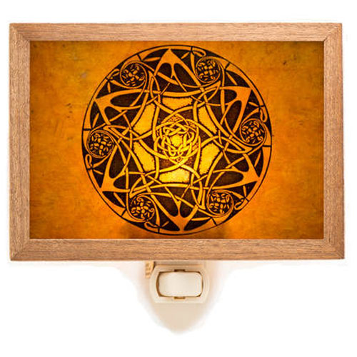 Celtic Mandala Night Light - Click Image to Close