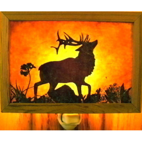 Majestic Elk Night Light - Click Image to Close