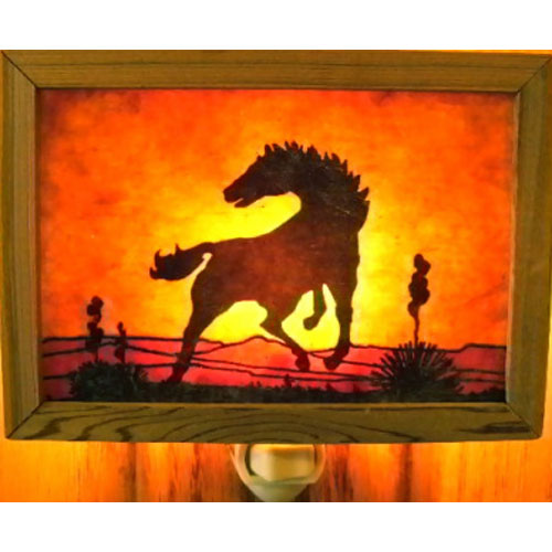 Wild Horse Night Light - Click Image to Close