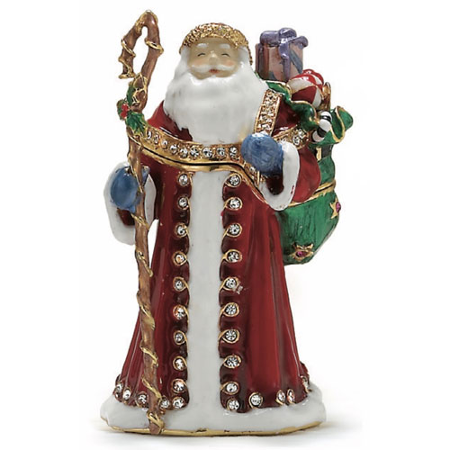 Father Christmas Hinged Box - Click Image to Close