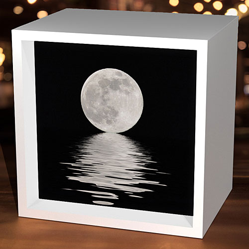 Moon Over The Water Light Box - Click Image to Close