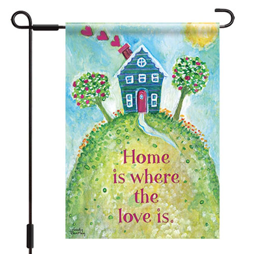 Loving Home Mini Garden Flag - Click Image to Close