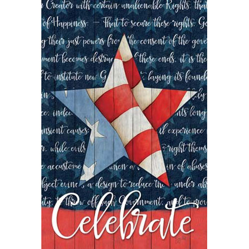 Celebrate Mini Garden Flag - Click Image to Close