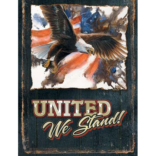 United We Stand Mini Garden Flag - Click Image to Close