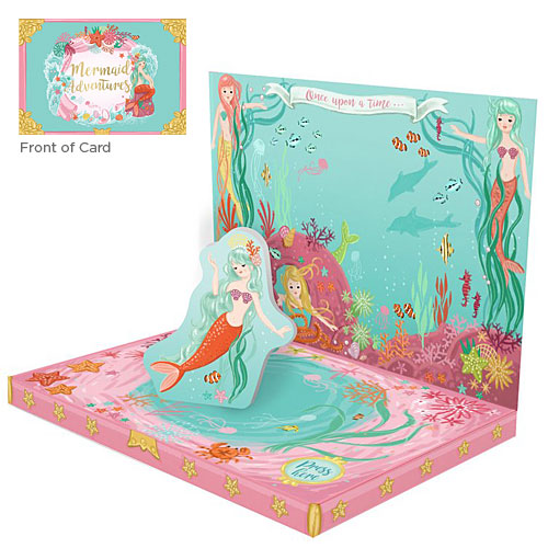 Mermaid Adventure Music Box Card - Click Image to Close