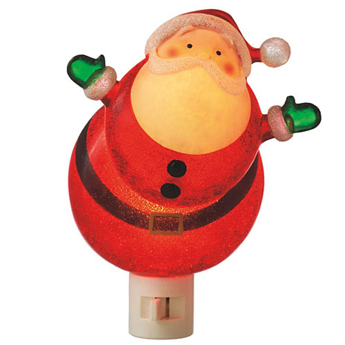 Wobble Santa Night Light - Click Image to Close