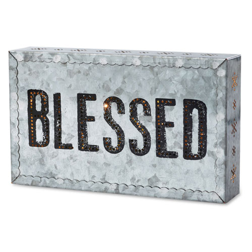 Blessed Metal Wall Art - Click Image to Close