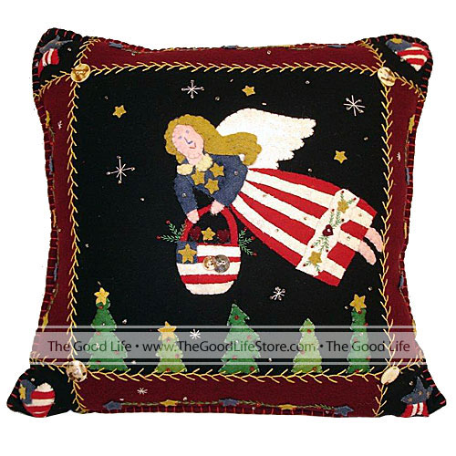 National Flag Angel Pillow - Click Image to Close
