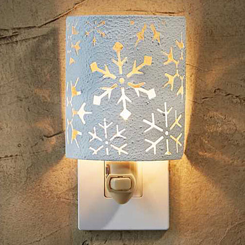 Snowflake Night Light - Click Image to Close
