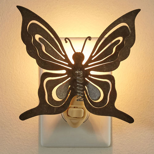 Butterfly Night Light - Click Image to Close