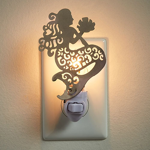 Mermaid Night Light - Click Image to Close