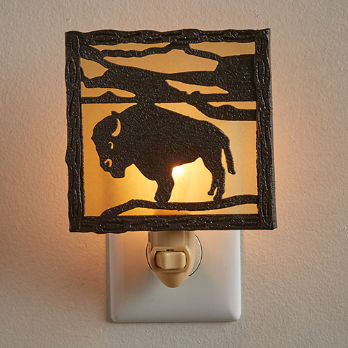 Bison Night Light - Click Image to Close