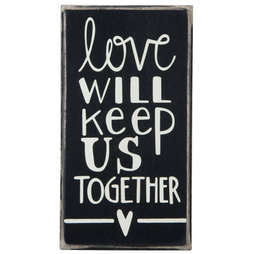 Love Will Keep Box Sign - Click Image to Close