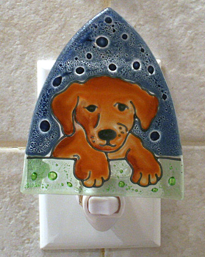 Labrador Puppy Night Light - Click Image to Close