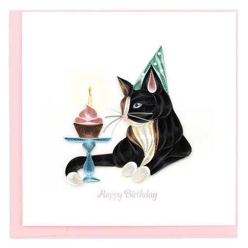 Birthday Cat Card - Click Image to Close