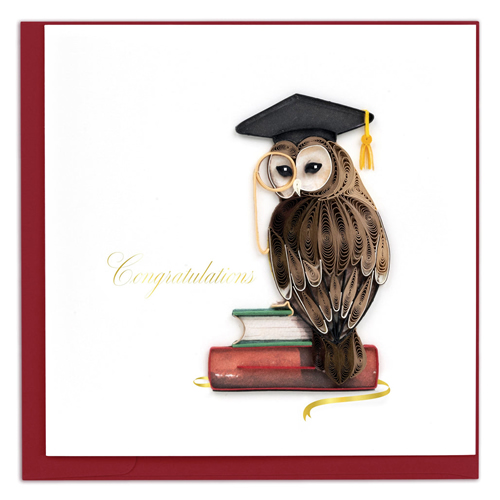 Graduation Owl Card - Click Image to Close