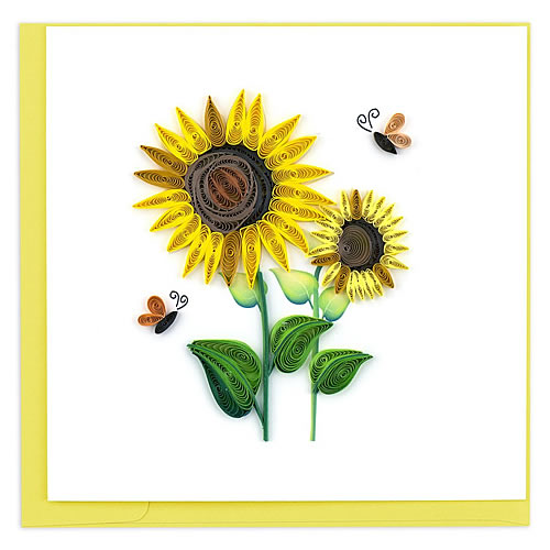 Sunflower Card - Click Image to Close