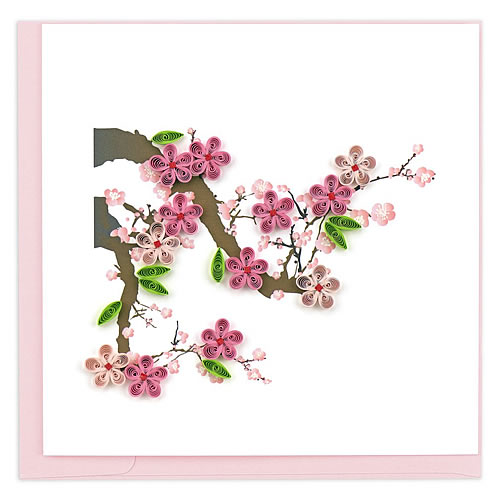 Cherry Blossom Card - Click Image to Close