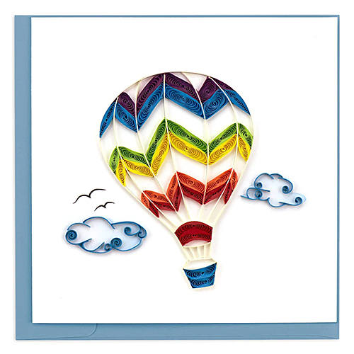 Hot Air Balloon Card - Click Image to Close