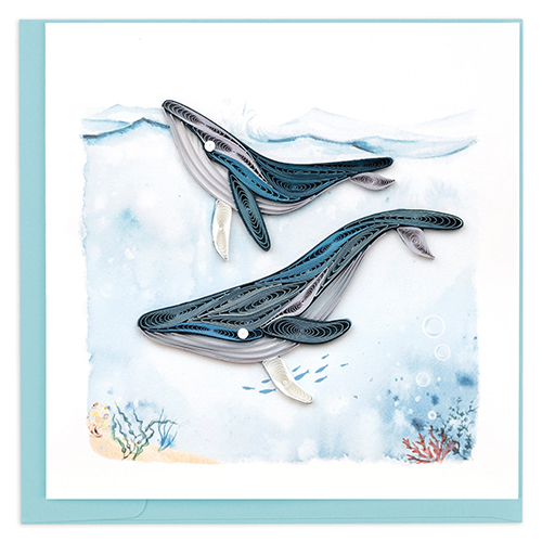 Humpback Whales Card - Click Image to Close