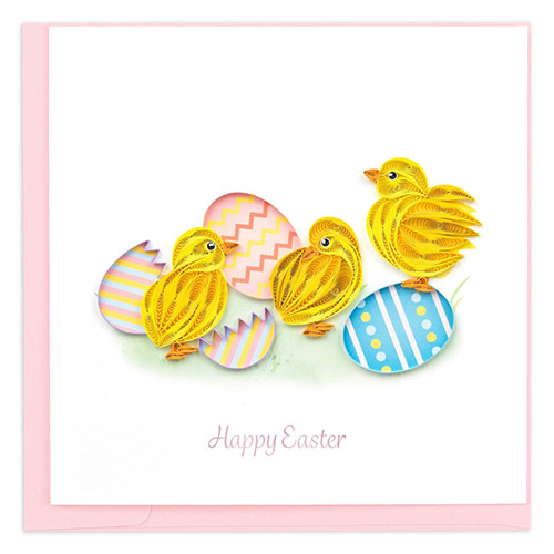 Easter Chicks Card - Click Image to Close