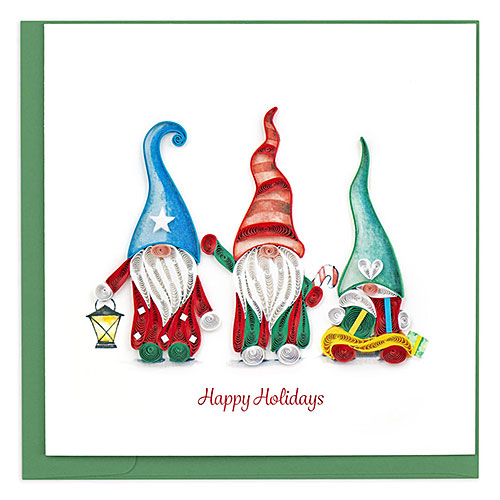 Holiday Gnomes Card - Click Image to Close