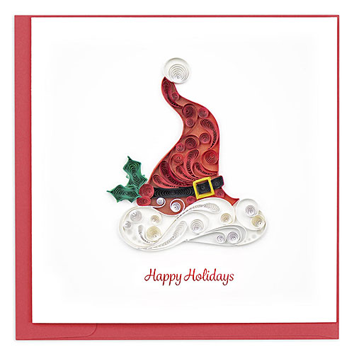 Santa Hat Card - Click Image to Close