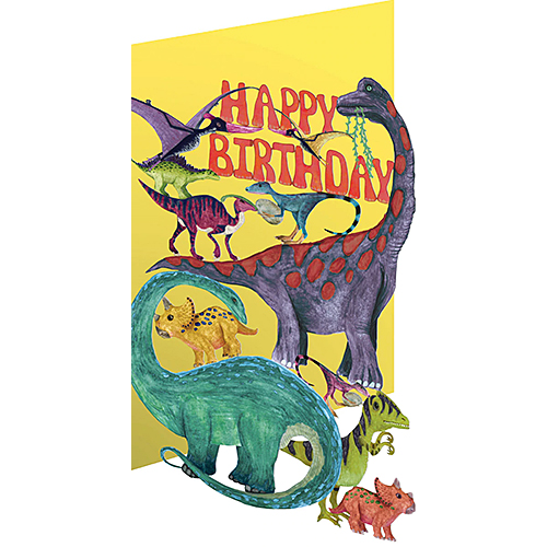 Dino Mighty Birthday Card - Click Image to Close