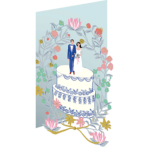 Wedding Cake Card - Click Image to Close