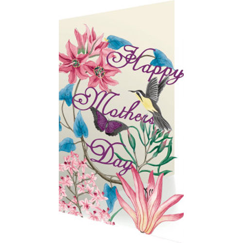 Lilies Lasercut Card - Click Image to Close