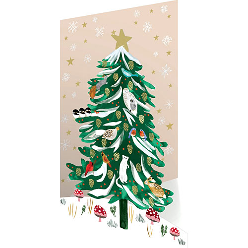Wild Winter Forest Card - Click Image to Close