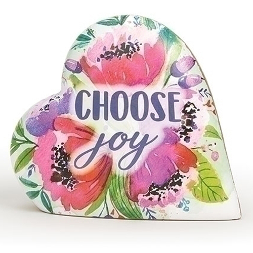 "Choose Joy" Love Note Music Box Heart - Click Image to Close