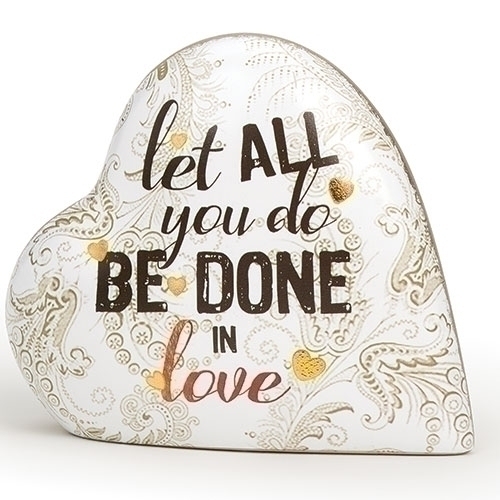 "Be Done In Love" Love Note Music Box Heart - Click Image to Close