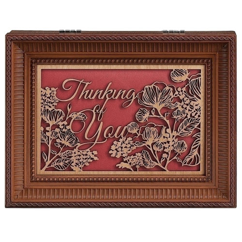 Thinking Of You Music Box (Brown) - Click Image to Close