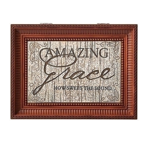 Amazing Grace Music Box (Brown) - Click Image to Close