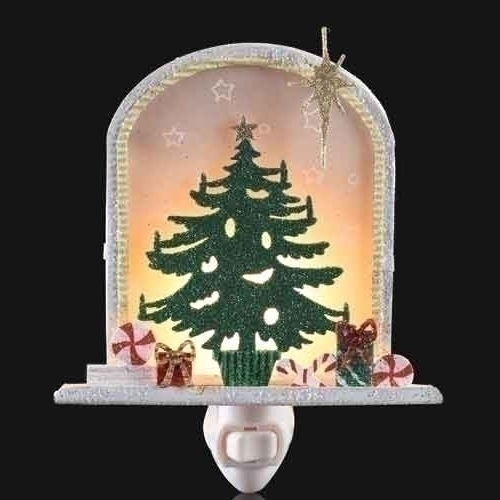 Tree With Gifts Night Light - Click Image to Close