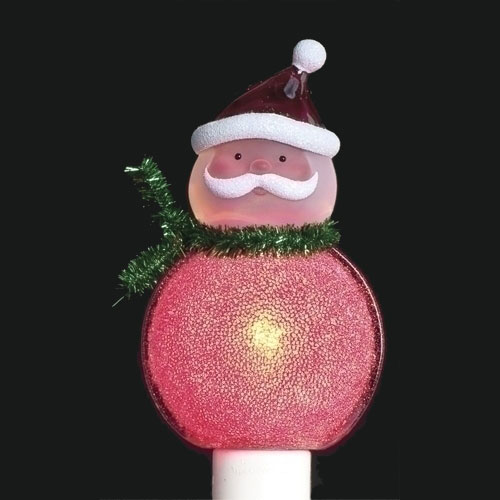 Santa Bead/Glitter Night Light - Click Image to Close