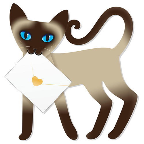 Dandy Card (Siamese Cat) - Click Image to Close