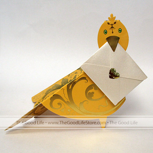 Saffron Card (Bird) - Click Image to Close