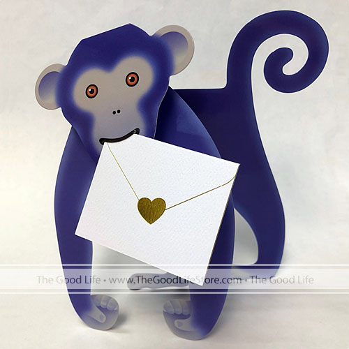Blue Card (Monkey) - Click Image to Close
