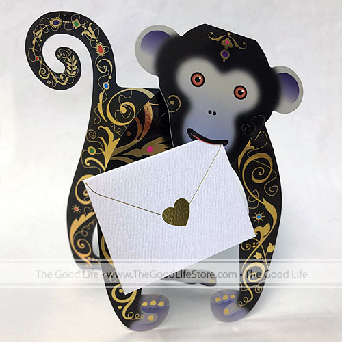 Zaza Card (Monkey) - Click Image to Close