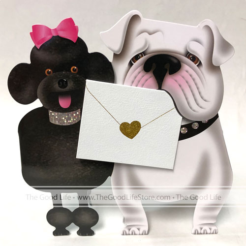 Curlychops Card (Bullog & Poodle) - Click Image to Close
